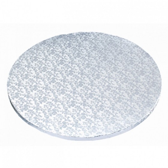 Sidabrinis storas padėklas Ø30cm