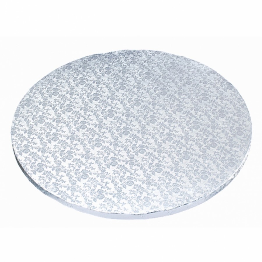 Ø25 cm Torto padėklas, sidabrinis, storas