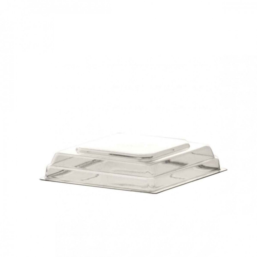 120 ml, Plastikiniai dangteliai desertiniams indeliams KUBIC 446-BB