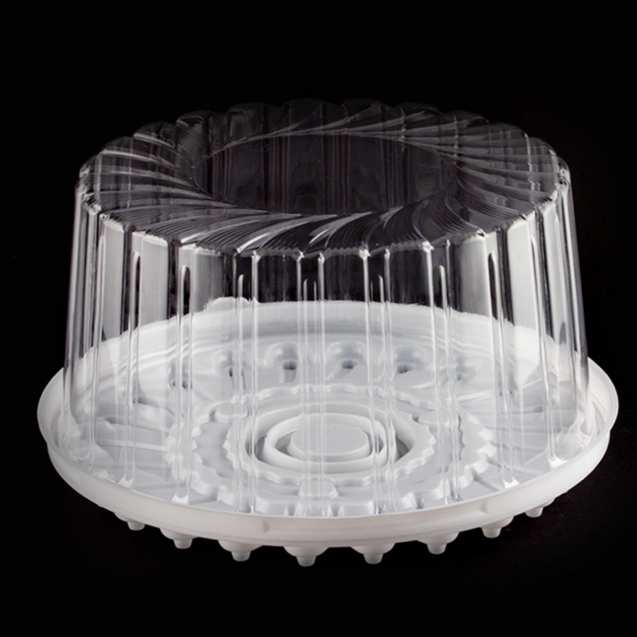 Plastikinė dėžutė tortams Ø21cm