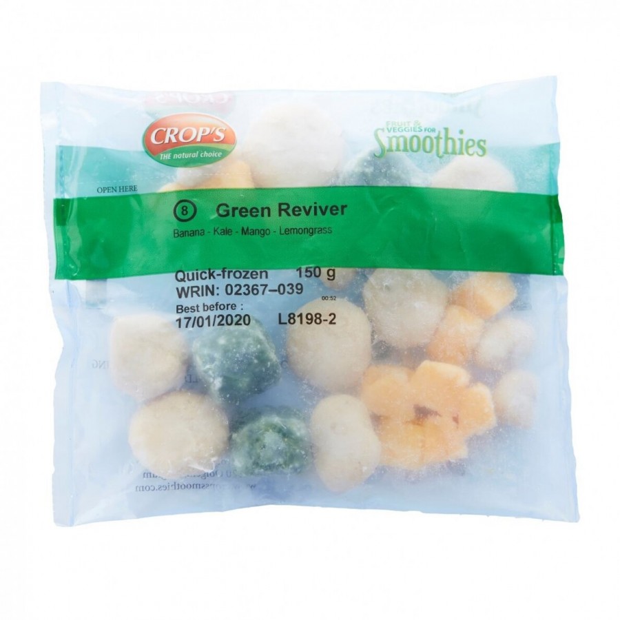 "Green Reviver" daržovių kokteilio pakuotė