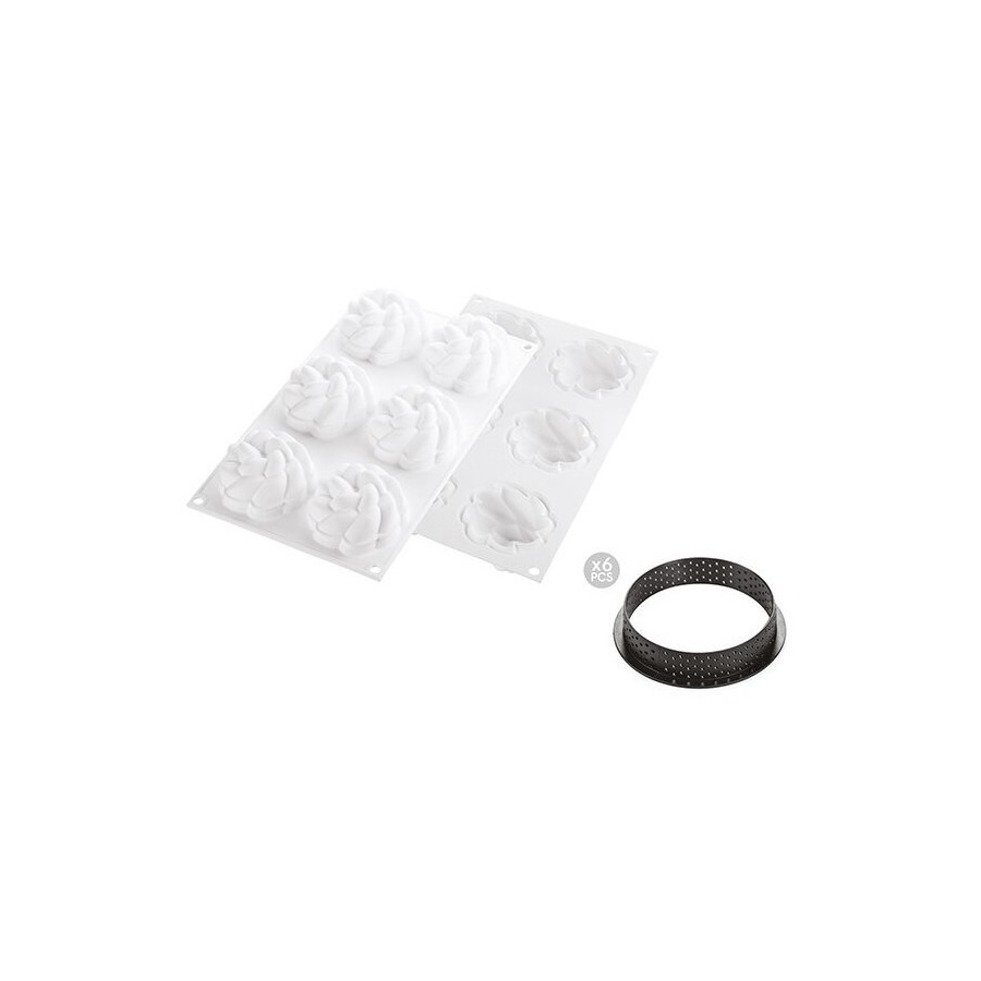 Silikoninių formų rinkinys KIT TARTE FLEUR