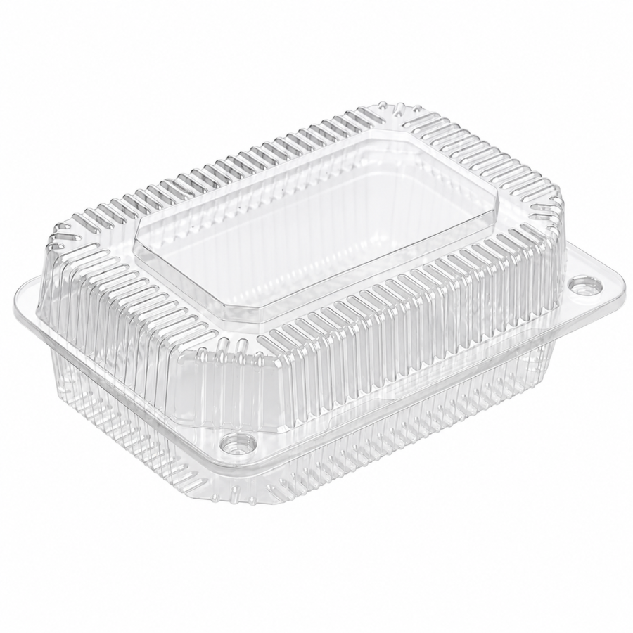 177 x 123 x 61 mm Plastikinė dėžutė stačiakampė