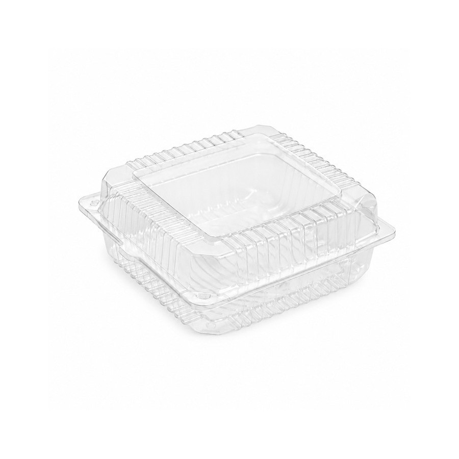 223 × 222 × 88 mm Plastikinė dėžutė kvadratinė