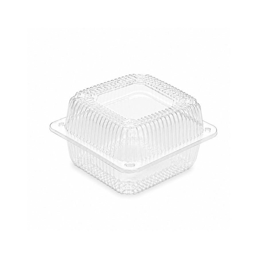 132 × 131 × 75 mm Plastikinė dėžutė kvadratinė