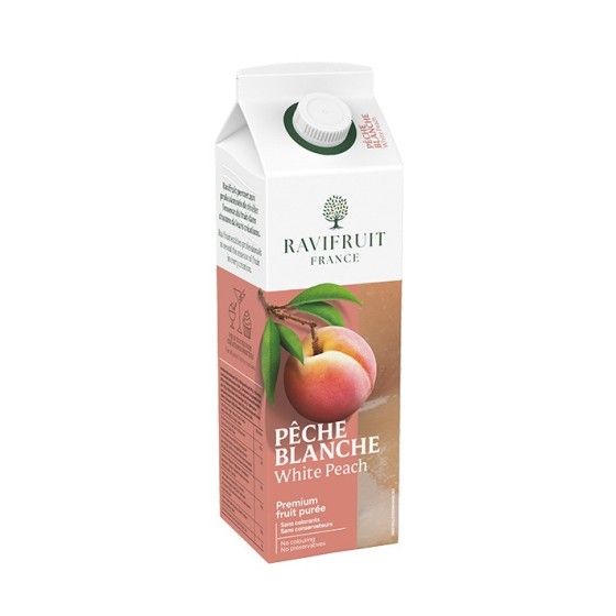 Persikų tyrė su cukrumi  RAVIFRUIT