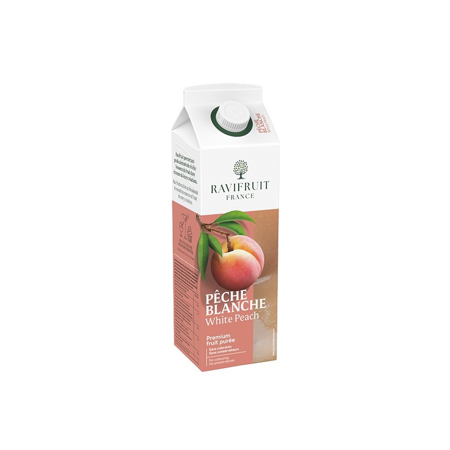 Persikų tyrė su cukrumi  RAVIFRUIT