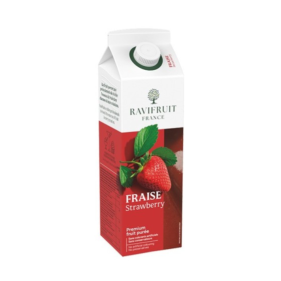 Braškių tyrė su cukrumi  RAVIFRUIT
