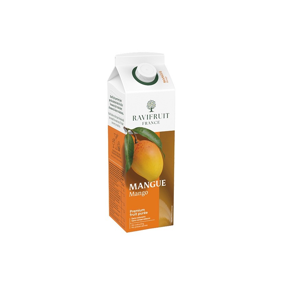 Mangų tyrė su cukrumi RAVIFRUIT