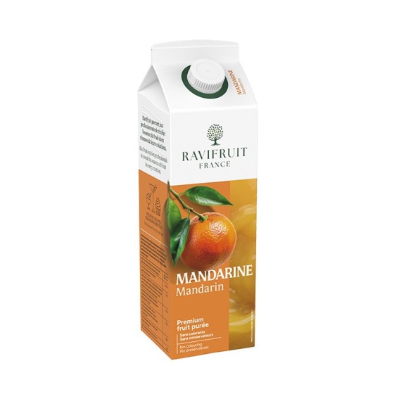 Mandarinų tyrė su cukrumi  RAVIFRUIT