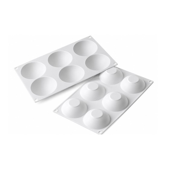 Silikoninė forma CUPOLE55 Ø80 × h20 mm
