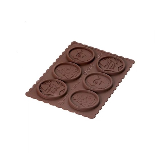Silikoninis štampas CKC02 COOKIE XM Ø57 × h4,5 mm
