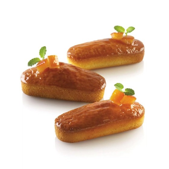 Silikoninė forma AIRPLUS 03 MINI PLUMCAKE 95 × 40 × h25 mm