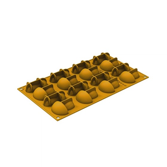 Silikoninė forma PORCINO 36 × 59 × h18 mm ir 46 × 53 × h22 mm