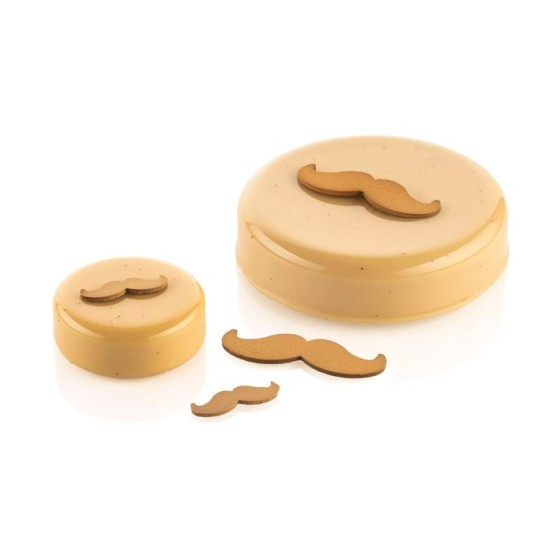 Silikoninė forma CHABLON MUSTACHE SET 39 × 12 mm ir 70 × 21 mm
