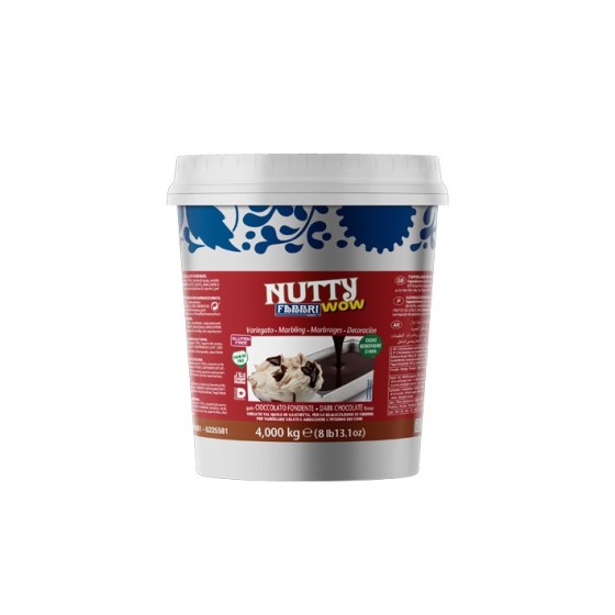 Šokolado skonio įdaras NUTTY WOW DARK CHOCOLATE
