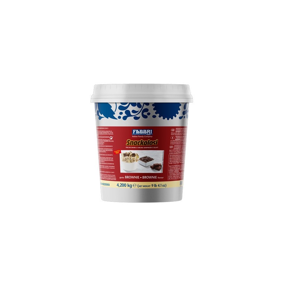 Šokolado skonio pyrago įdaras SNACKOLOSO BROWNIE flavour
