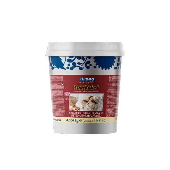 Sūdytos karamelės įdaras SNACKOLOSO salted crunchy caramel