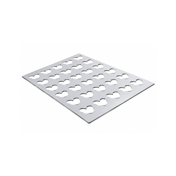 Silikoninė forma CHABLON HEART SET 31 × 31 × h2 mm