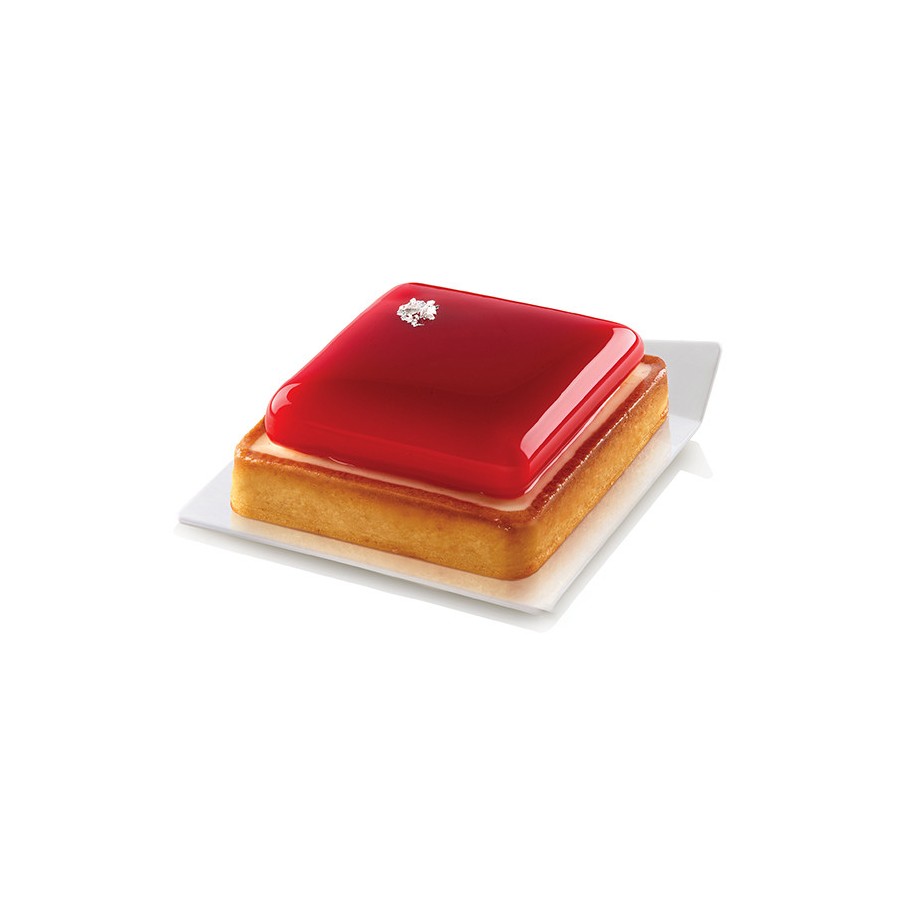 Baltos spalvos padėkliukas kvadratinis 83 x 83mm