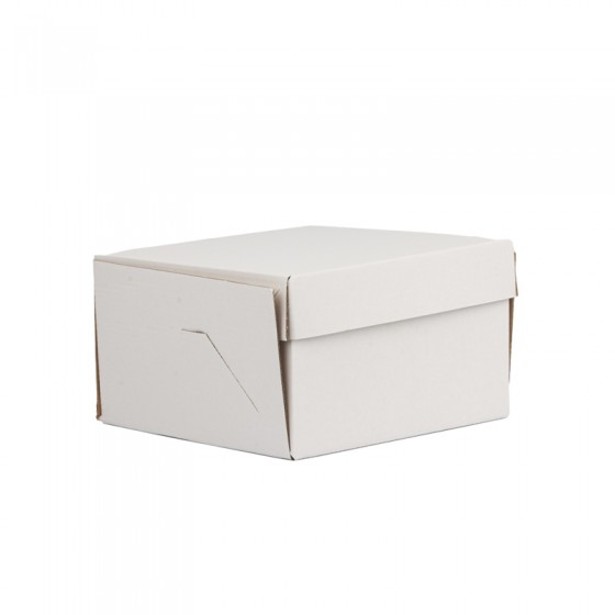170x170x100mm Kartoninė dėžutė tortams su dangteliu