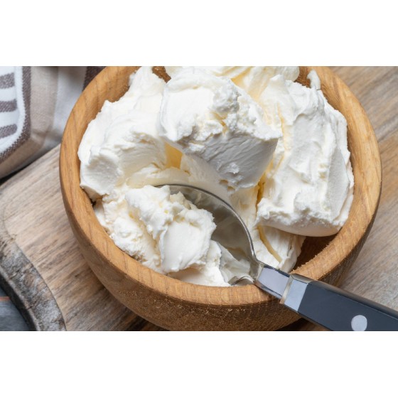 Maskarponė sūris 42 % riebumo (80 % riebumo sausose medžiagose)