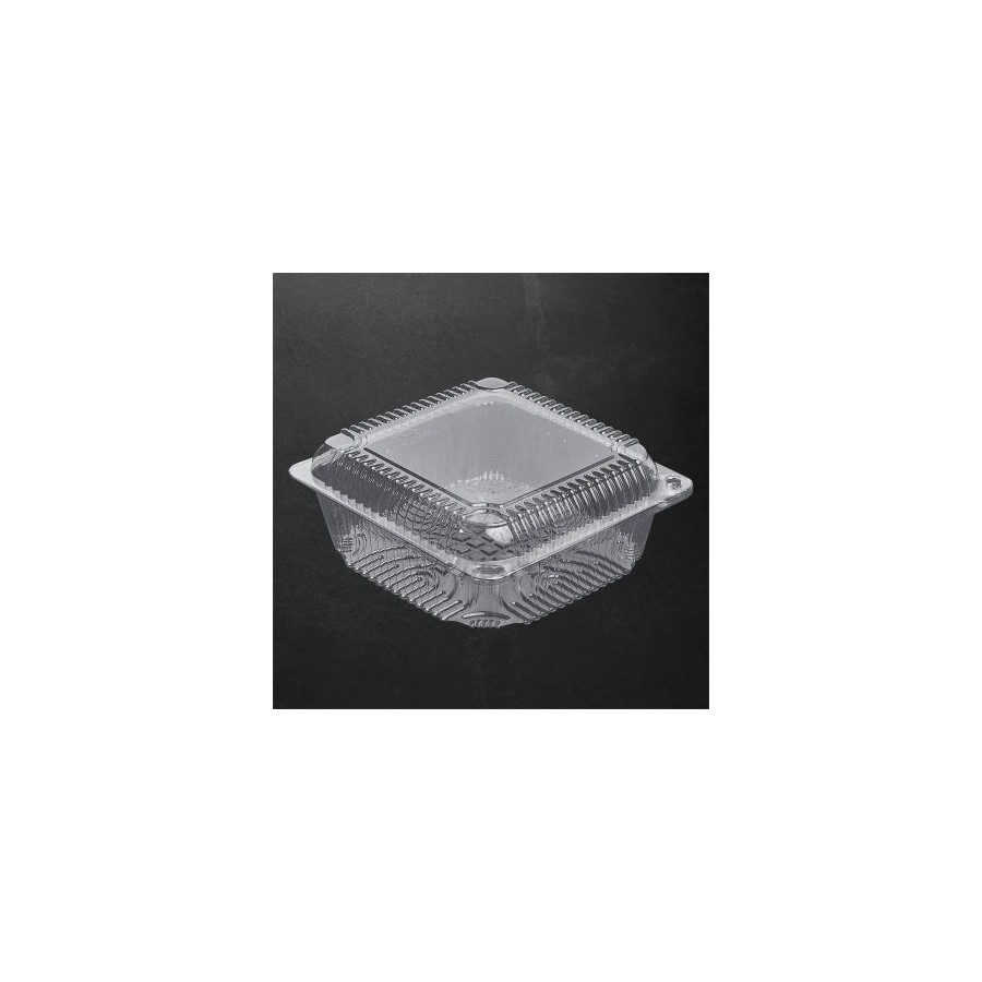 155x155x62 mm Plastikinė dėžutė kvadratinė