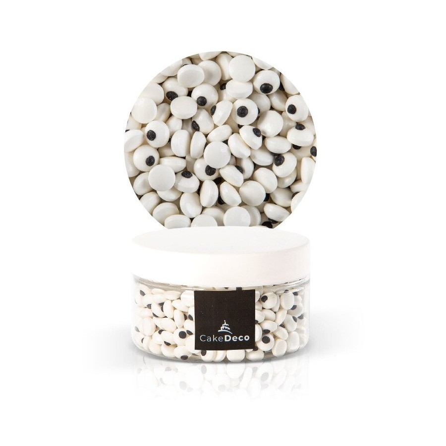 1 cm. Cukriniai pabarstukai "Akys"