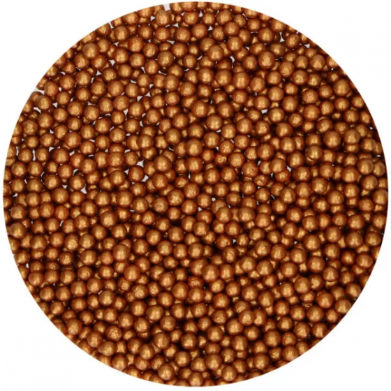 Cukriniai Auksiniai Mini Perlai 1 mm
