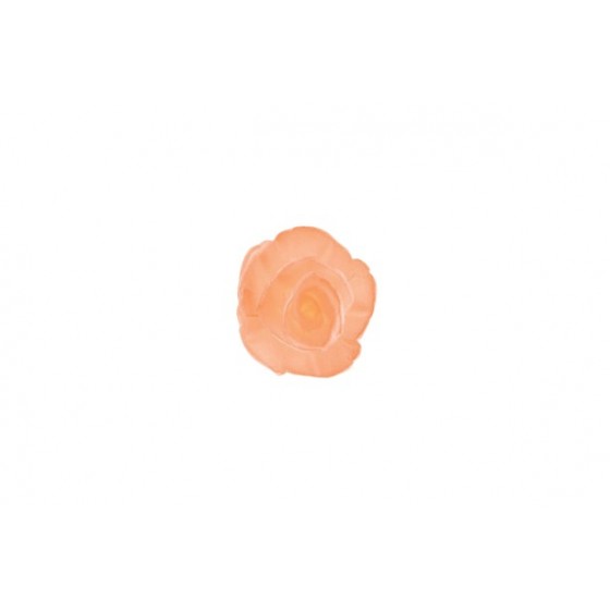 Oranžinė vaflinė rožė 45mm
