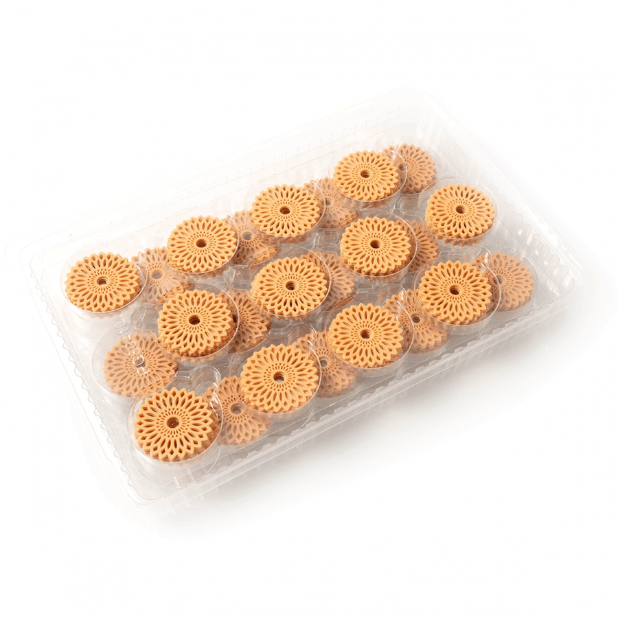 Baltojo šokolado papuošimas GĖLĖ, 40 mm