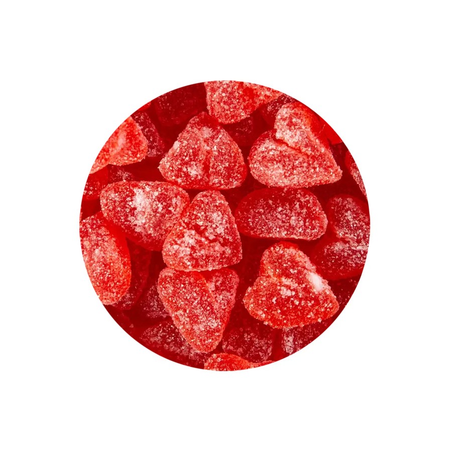 Želė papuošimas širdelės 1,8cm