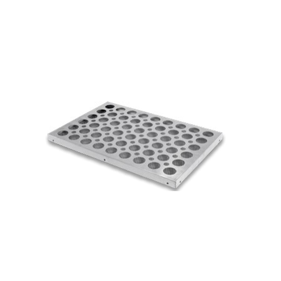 60 x 40 x Ø4,5 cm Aliuminis padėklas keksiukams