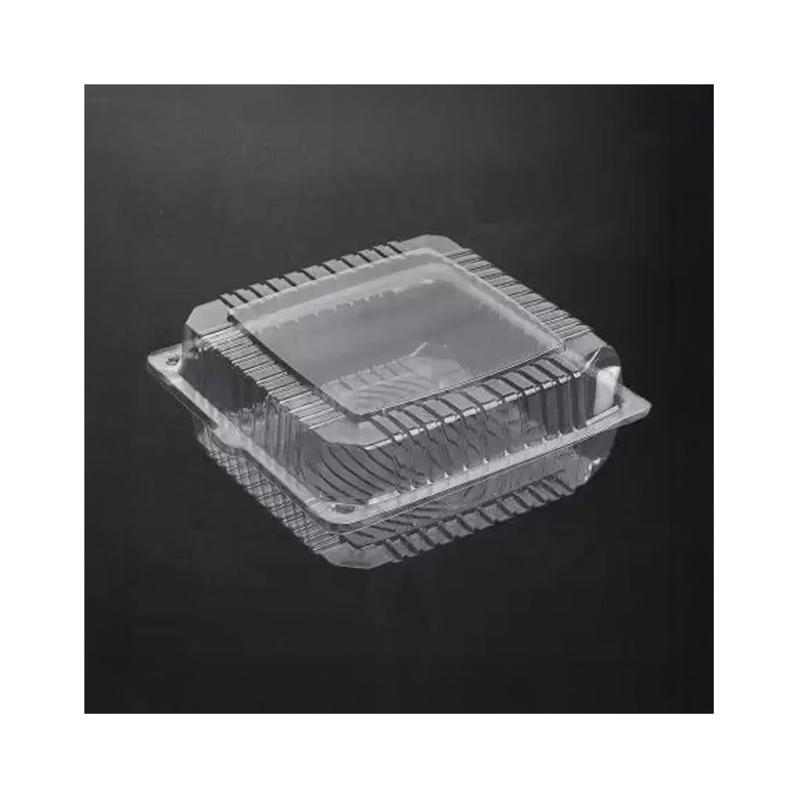 223 x 222 x 88 mm Plastikinė dėžutė kvadratinė