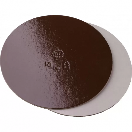 26 cm, Kartoniniai rudi/balti padėklai