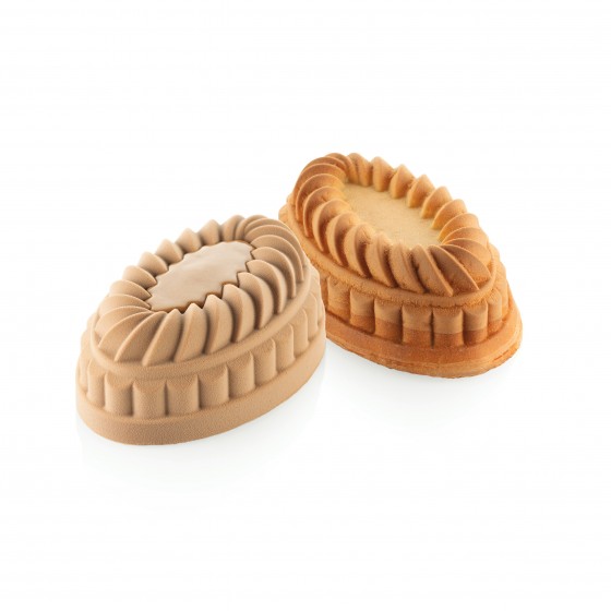176 × 104 H60 mm, Silikoninė forma PLEINCOEUR OVAL 665