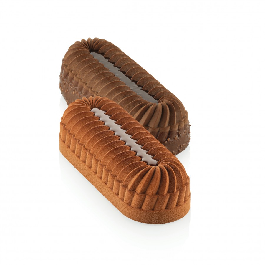 236 × 80 H60 mm, Silikoninė forma PLEINCOEUR BUCHE 860 236 × 80 H60 mm, Silikoninė forma PLEINCOEUR BUCHE 860