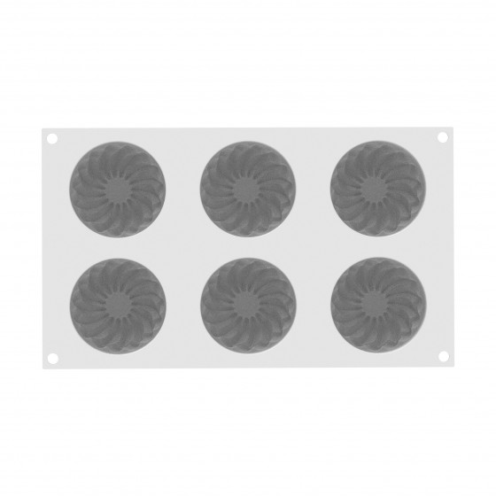 Ø70 × H48 mm, Silikoninė forma PLEINCOEUR ROUND 142