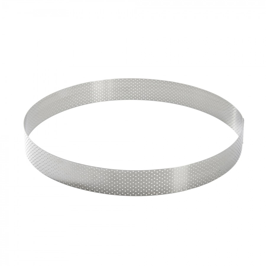 Ø100 x H35 mm, Nerūdijančio plieno perforuotas žiedas Ø100 x H35 mm, Nerūdijančio plieno perforuotas žiedas
