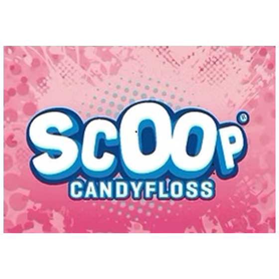 Saldainių skonio sirupas SCOOP CANDY FLOSS