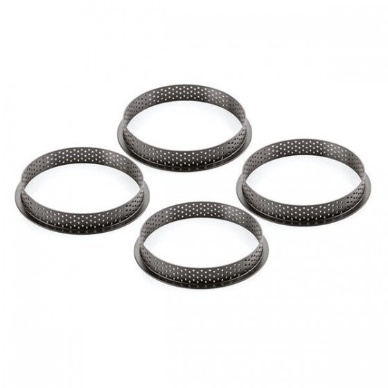 Silikoninių formų rinkinys  KIT TARTE RINGit ø120