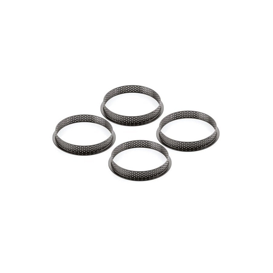 Silikoninių formų rinkinys  KIT TARTE RINGit ø120