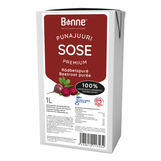 BUROKĖLIŲ tyrė Bonne Premium 100 % (Beetroot puree)